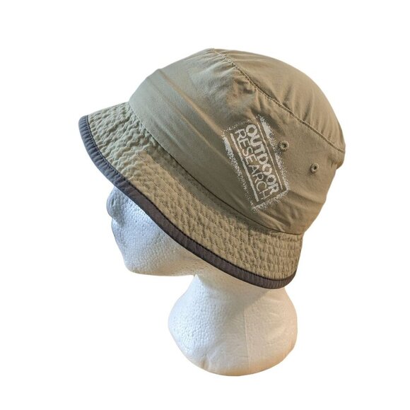 Outdoor Research Sun Bucket Hat Cap Fitted Boys Medium 3-6Y Khaki Green Camp - Picture 3 of 9